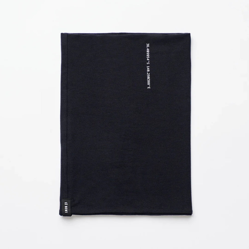 The Le Bent Core Midweight Neck Gaiter 2023 in Black
