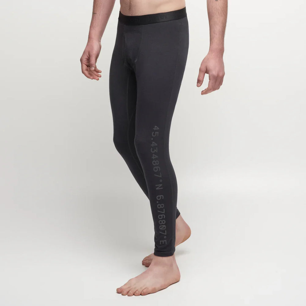 The Le Bent Men's Core Midweight Men's Thermal Pants 2023 in Dark Cloud