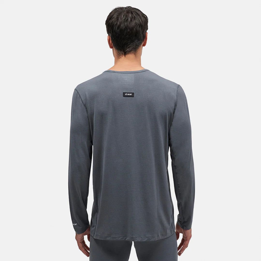 The Le Bent Mens Lightweight Men's Thermal Crew 2023 In Grey