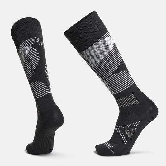 The Le Bent Shred Targeted Cushion Snow Socks 2024 in Black