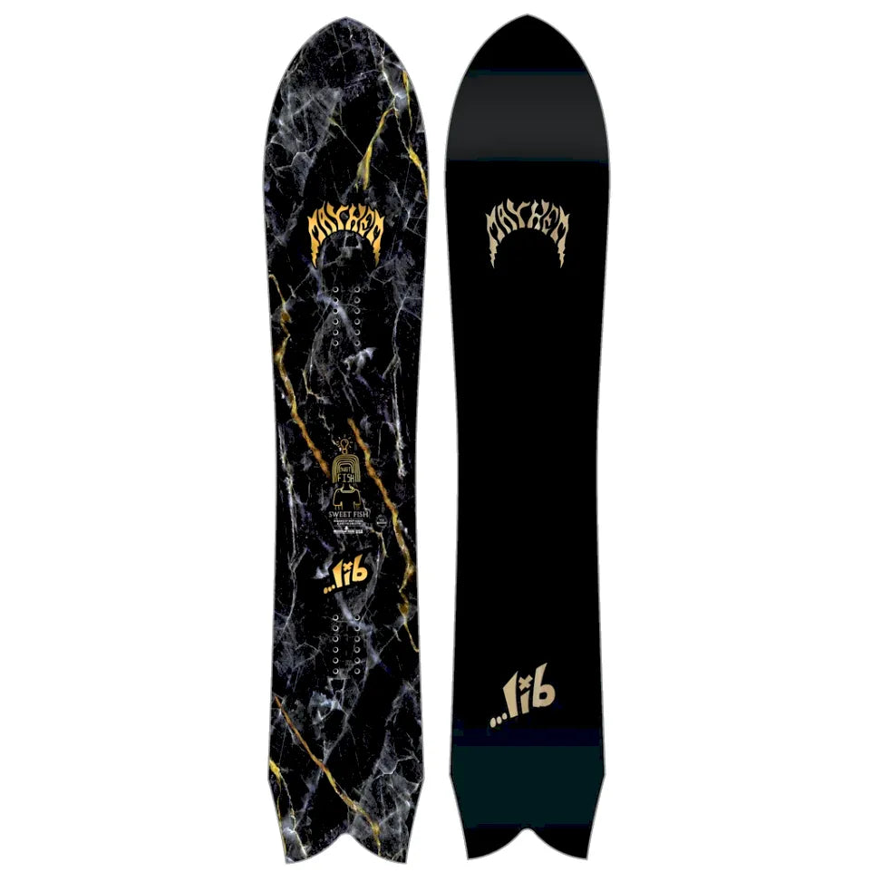 The Lib Tech Mayhem Sweetfish Men's Snowboard 2027 in Black