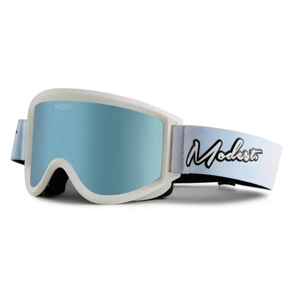 The Modest Team Goggles 2024 in White Crystal