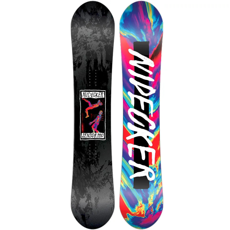 The Nidecker Sensor Pro Men's Snowboard in Black