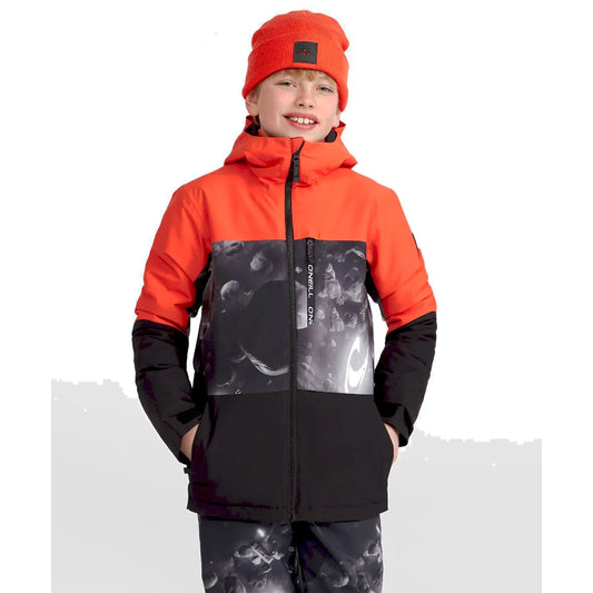 The O'Neill Carbonite Boy's Jacket 2025 in Back Spaced out