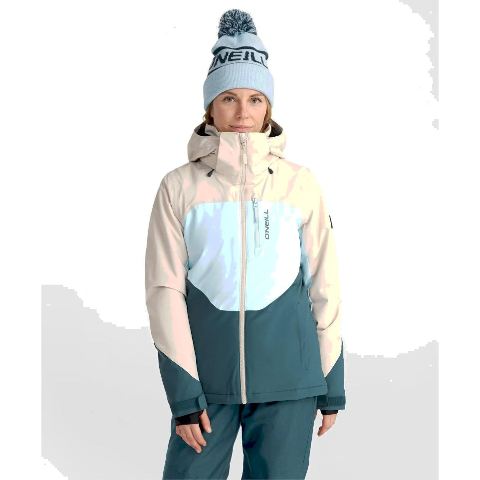 The O'Neill Carbonite Women's Jacket 2025 in Atmosphere Colorblock