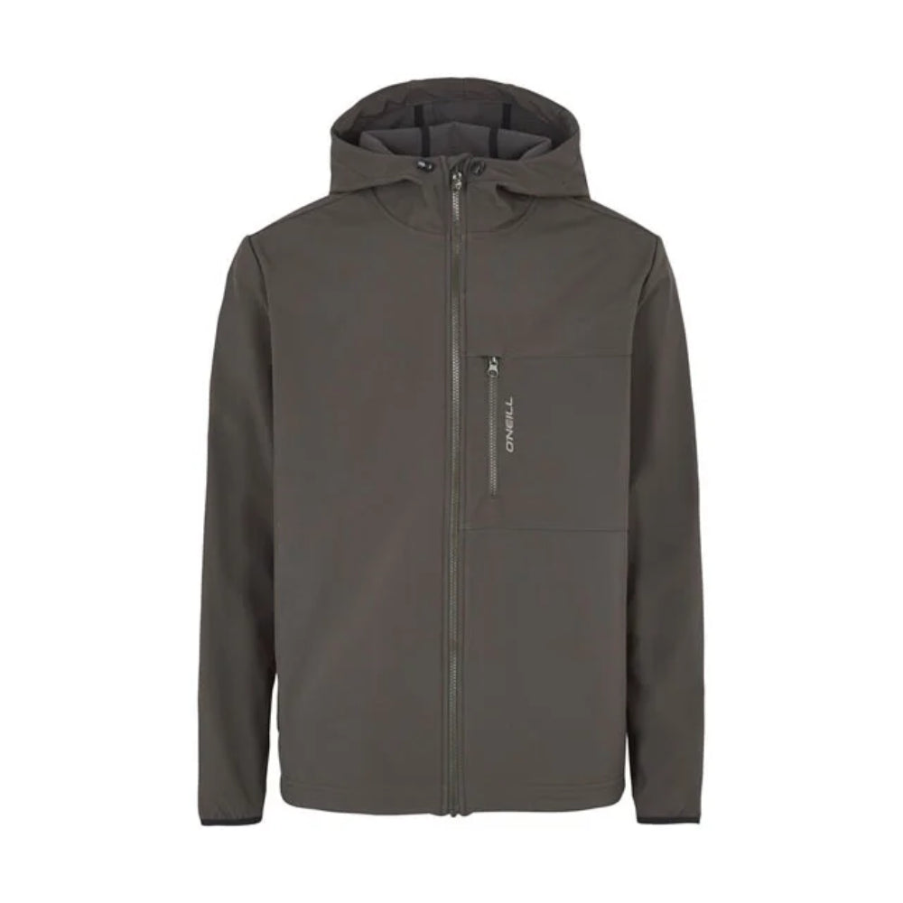 The O'Neill Trvlr Series Softshell Jacket 2024 in Raven
