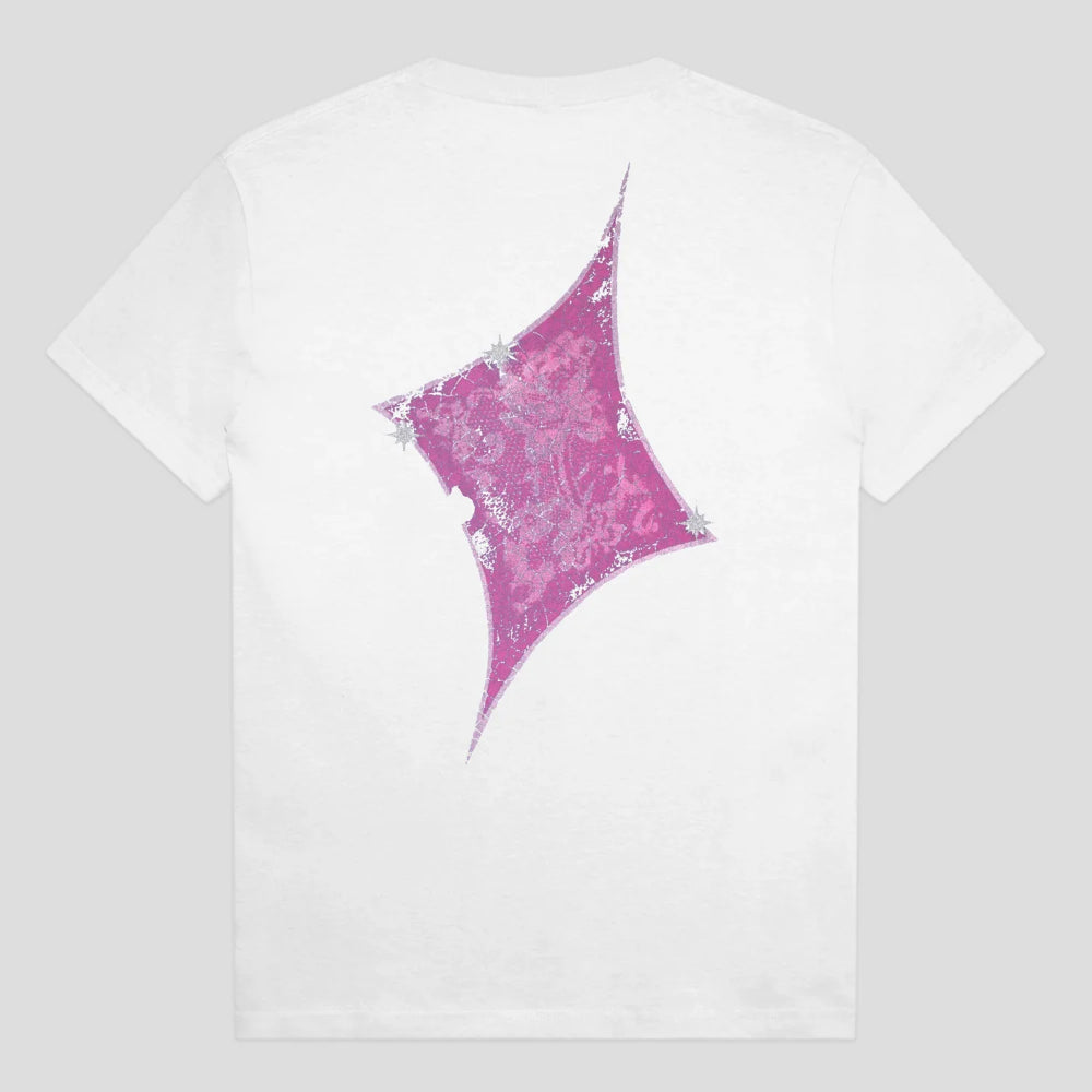 The Passport Glint Men's T-Shirt in White 2