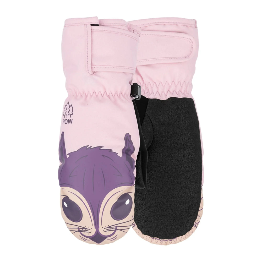 The Pow Critter Kid's Mitts 2024 in Lilac