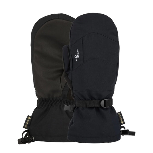 The Pow Twisp GTX Women's Mitts 2024 in Black