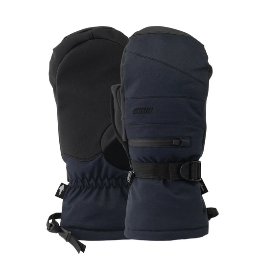 The Pow Wayback GTX Kid's Mitts 2023 in Black