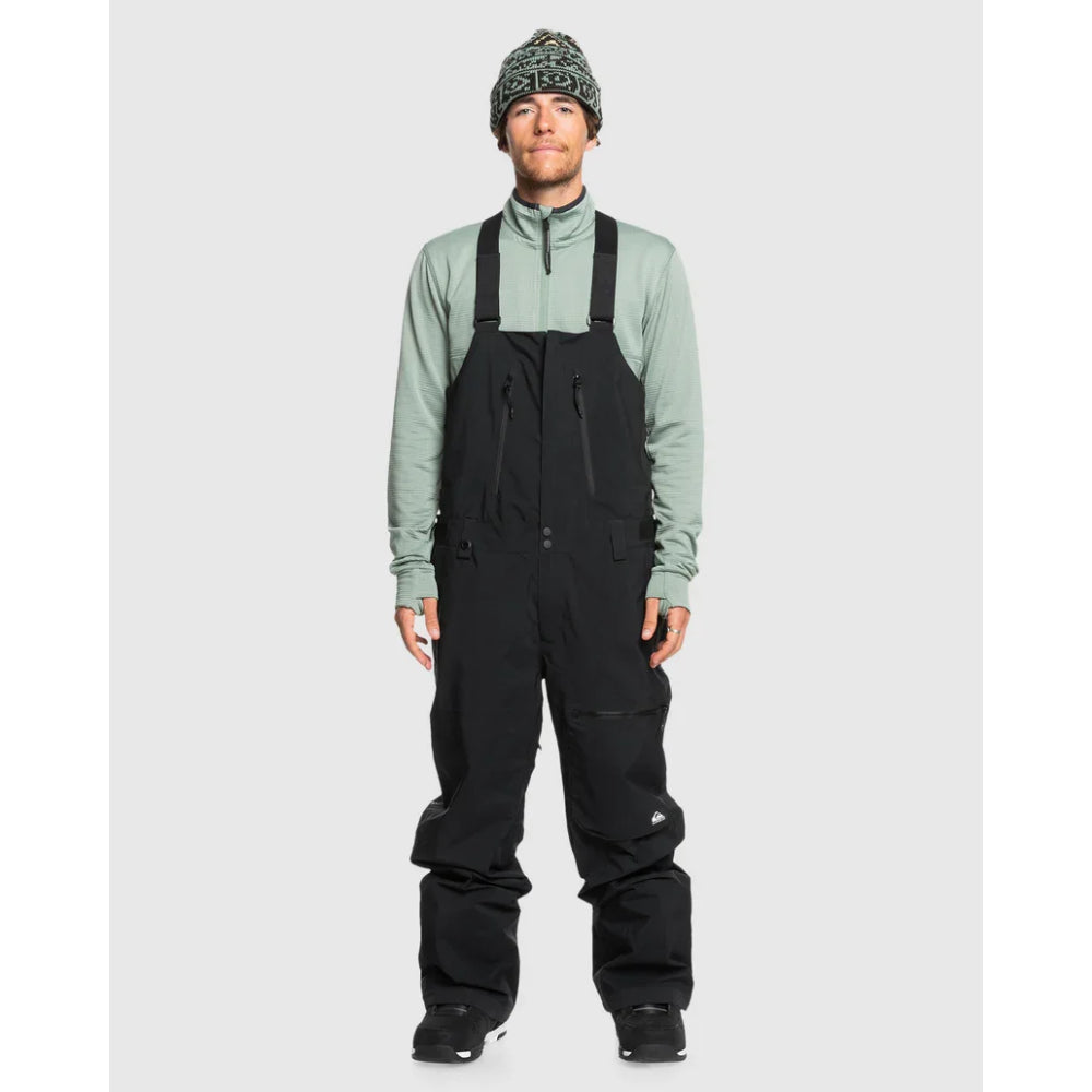 The QuikSliver Altostratus Stret Gore-Tex Men's Bib Overalls 2024 in True Black 1