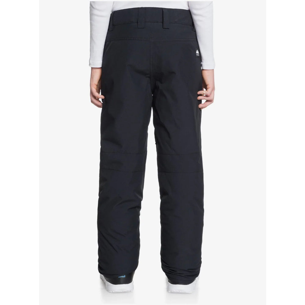 The Quiksilver Estate Kids Snow Pants 2023 in Black 2