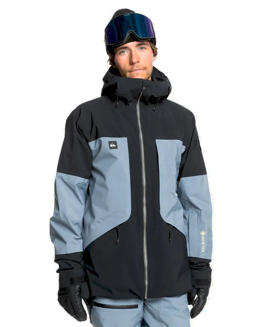 The Quiksilver Forever Stretch Gore-tex Men's Jacket 2025 in Flint Stone