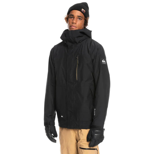 The Quiksilver Mission Gore-Tex Men's Jacket 2024 in True Black 1