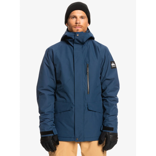 The Quiksilver Mission Solid Men's Jacket 2023 in Insignia Blue 1