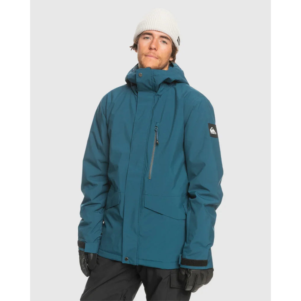 The Quiksilver Mission Solid Men's Jacket 2024 in Majolica Bue 1