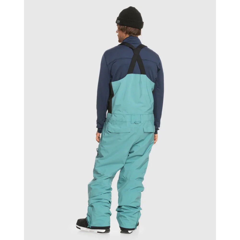 The Quiksilver Utility Men's Bib Overalls 2024 in Brittany Blue 2