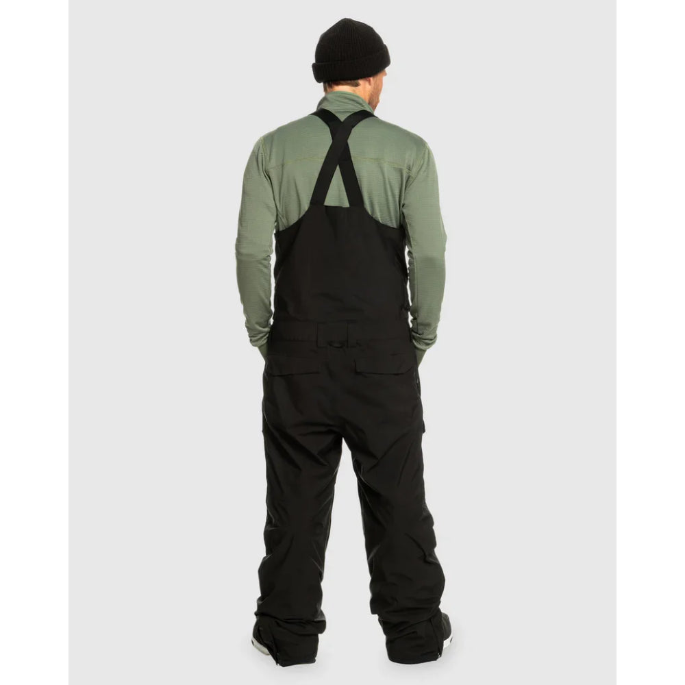 The Quiksilver Utility Men's Bib Overalls 2024 in True Black 2
