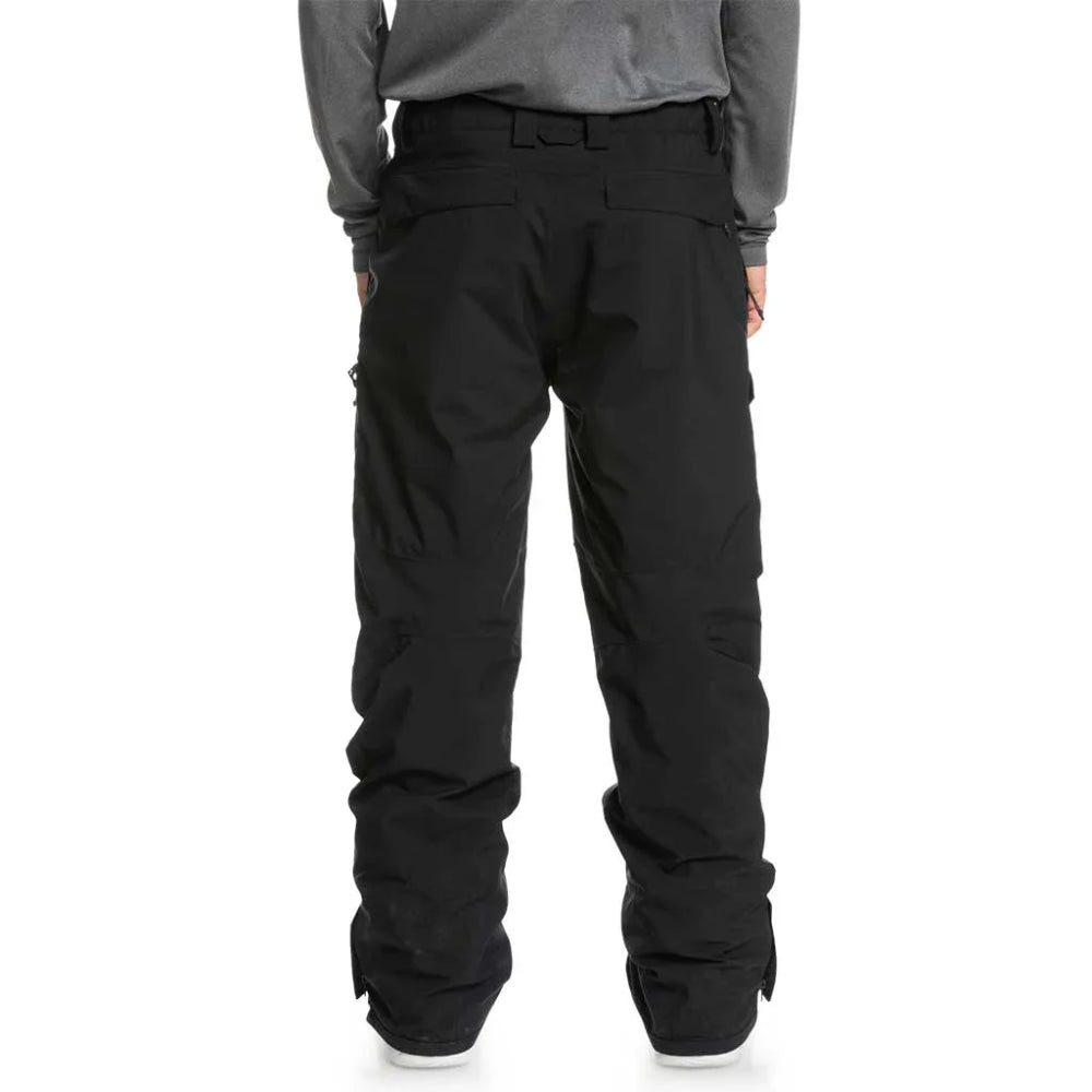 The Quiksilver Utility Men's Snow Pants 2023 in True Black 2