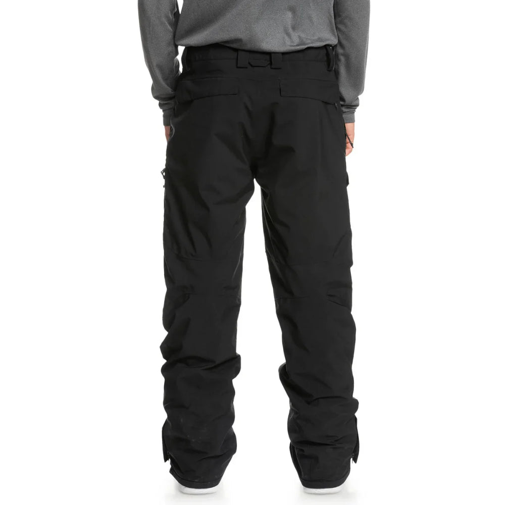 The Quiksilver Utility Men's Snow Pants 2024 in True Black 2