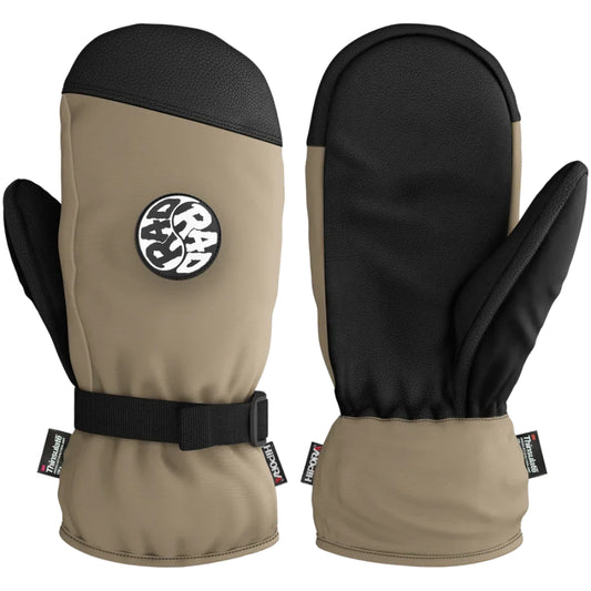 The Rad Sidehit Mittens 2023 in Khaki
