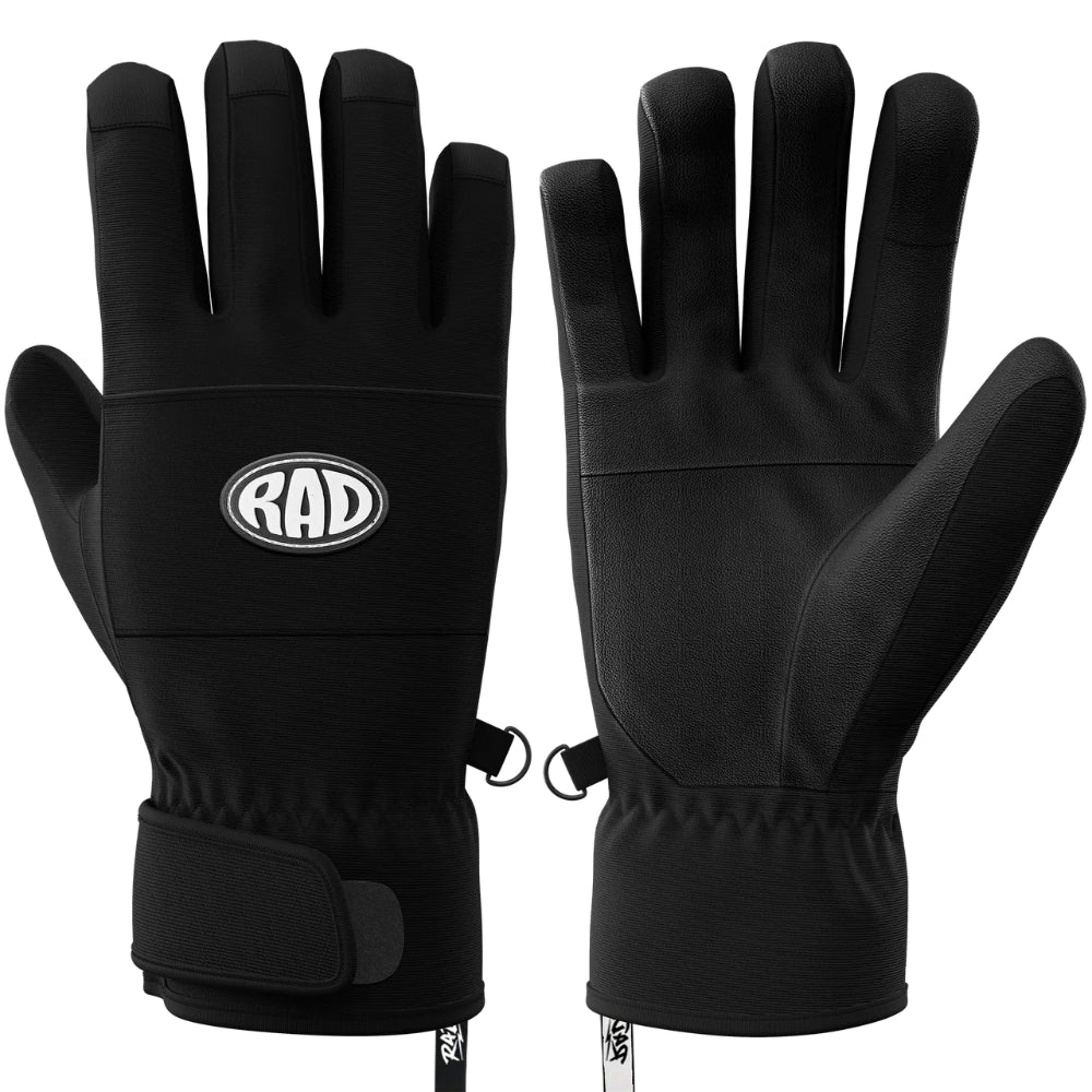 The Rad Weekender Gloves 2023 in Oil Black