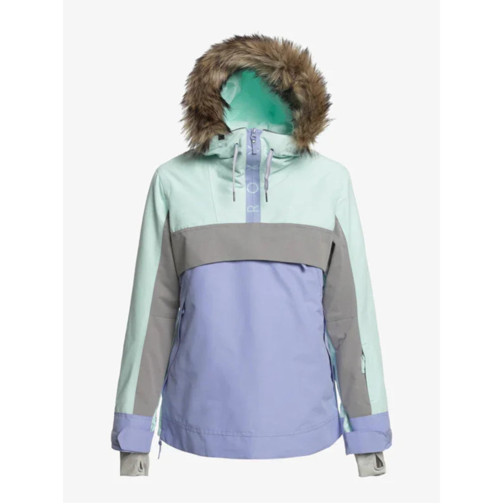 The Roxy Shelter Women's Jacket 2023 in Fair Aqua 1