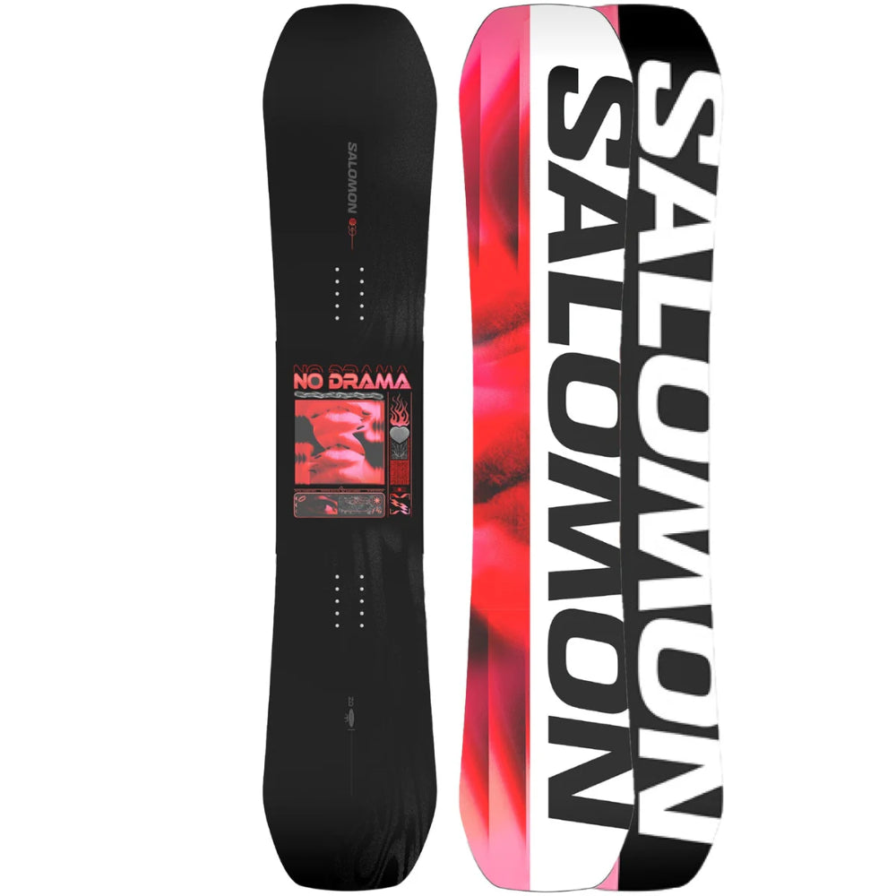 The Salomon No Drama Women's Snowboard 2026 in Black