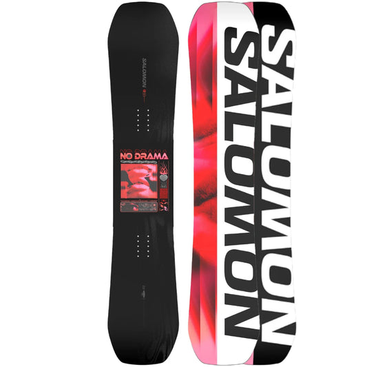 The Salomon No Drama Women's Snowboard 2026 in Black