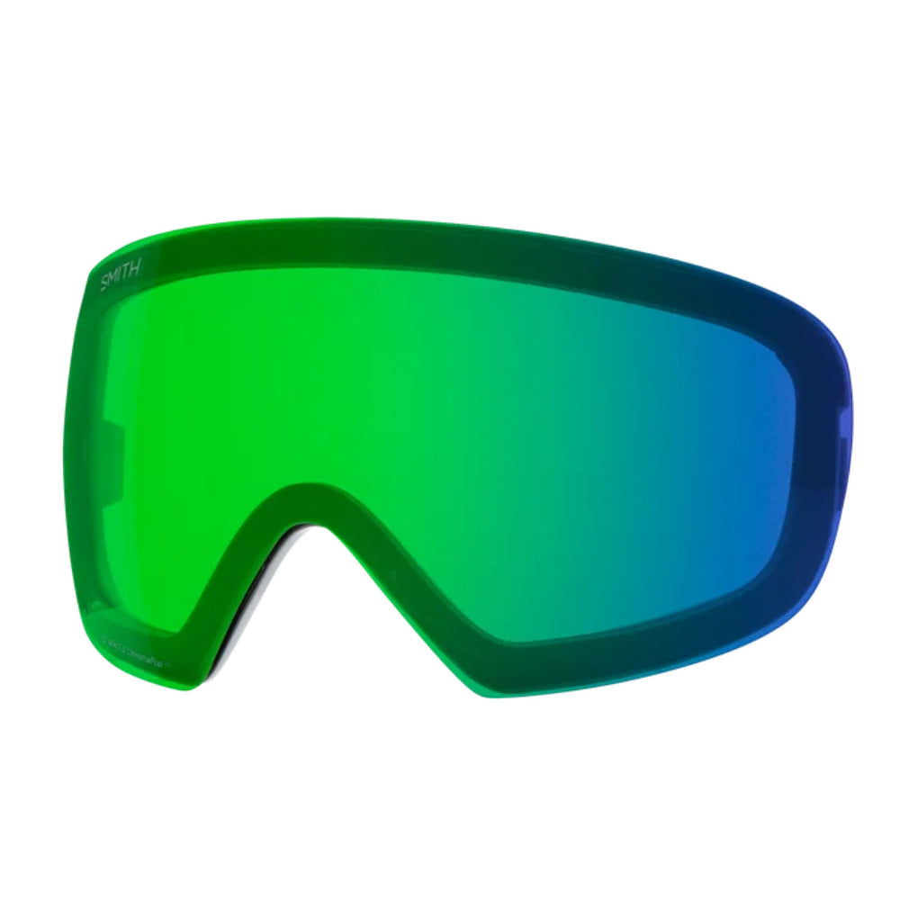 The Smith I/O Mag S Replacement Goggle Lense 2019 in Chromapop Everyday Green MIrror