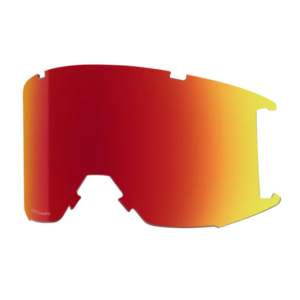 The Smith Squad Replacement Goggle Lens 2019 in Chromapop Everyday Red Mirror