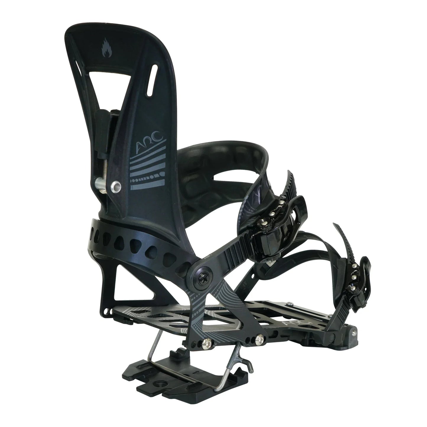 The Spark Arc ST Splitboard Bindings 2023 in Black