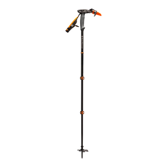 The Spark Black Diamond 3 Piece Whippet Pole 2023 in Black