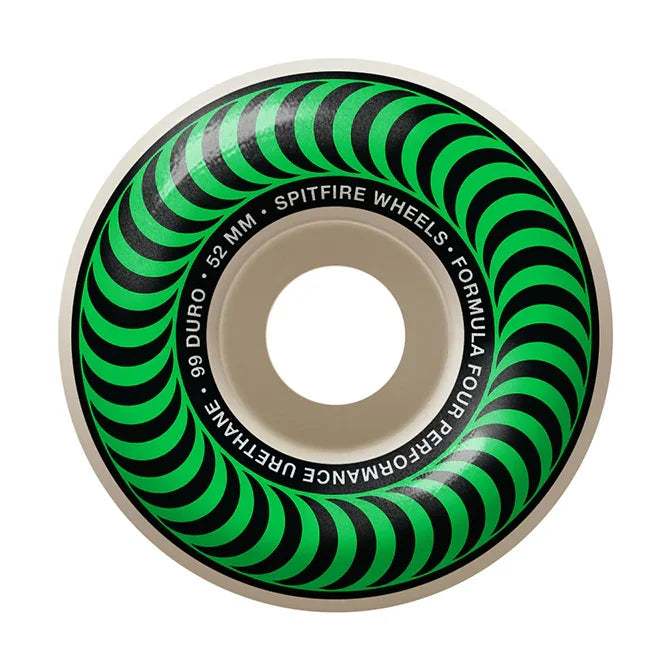 The Spitfire F4 99D Classic Swirl Skateboard Wheels 2025 52mm