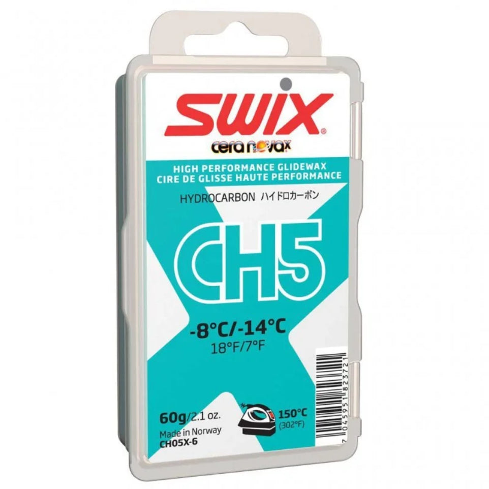 The Swix CH-5 Turquoise Glidewax 60g