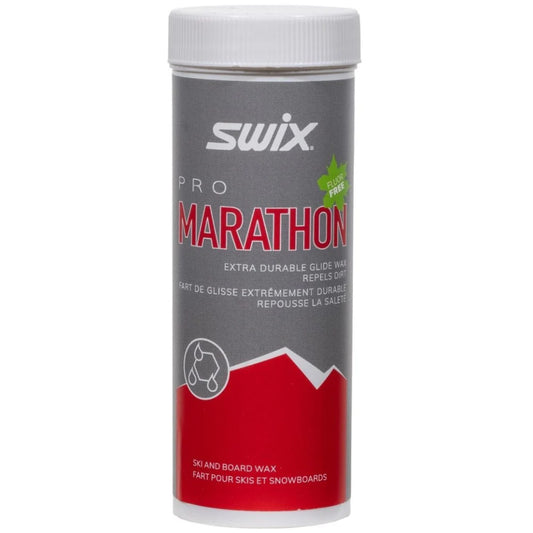 The Swix DHPB Marathon Black Powder Wax 40g