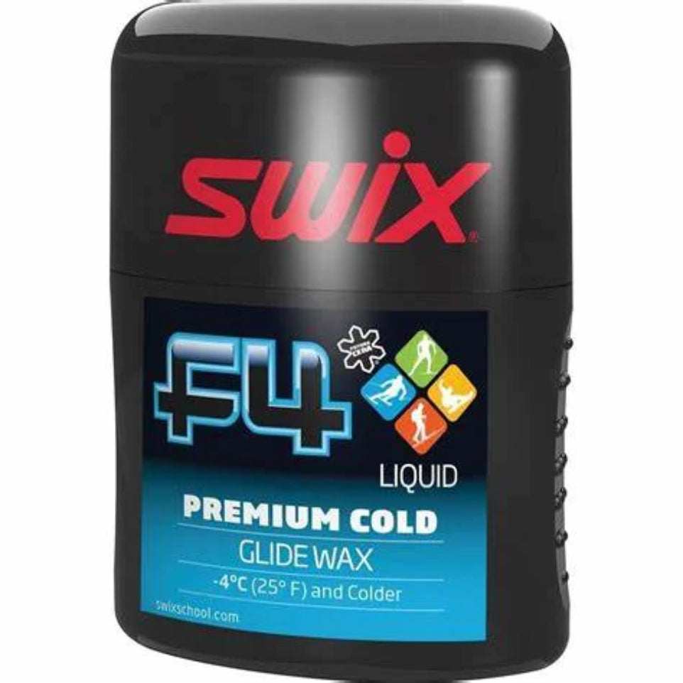 The Swix F4 Premium Cold Universal Liquid Glidewax 100ml