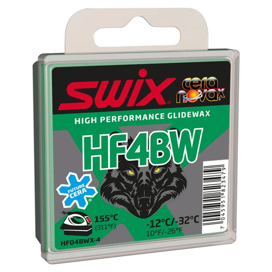 The Swix HF-4 Black Wolf Glidewax 40g