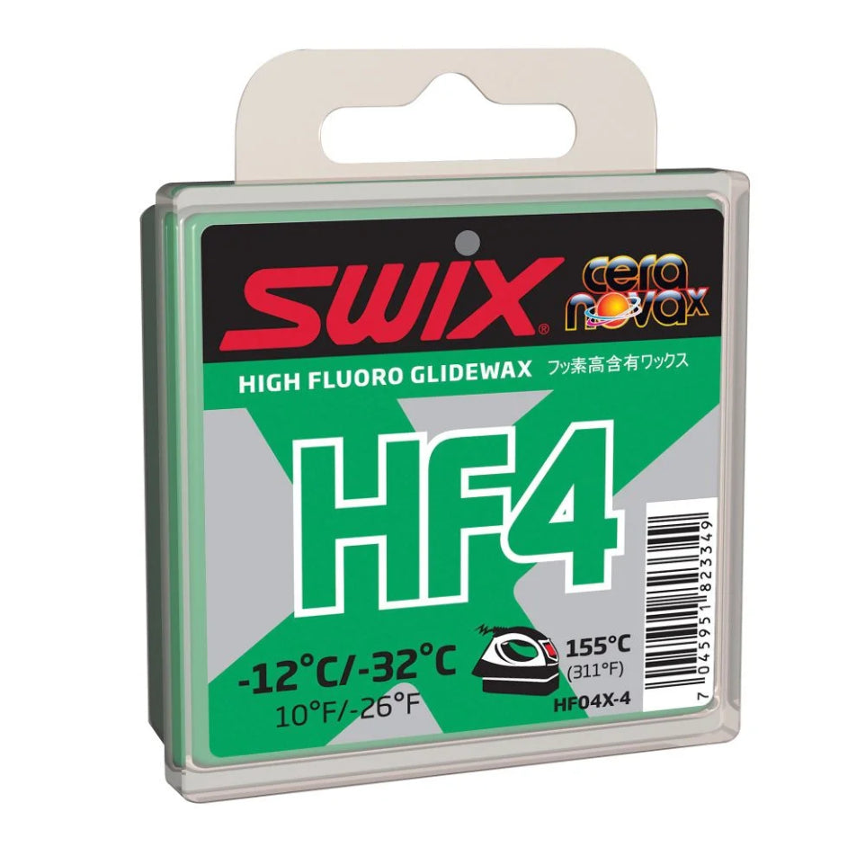 The Swix HF-4 Green Glidewax 40g