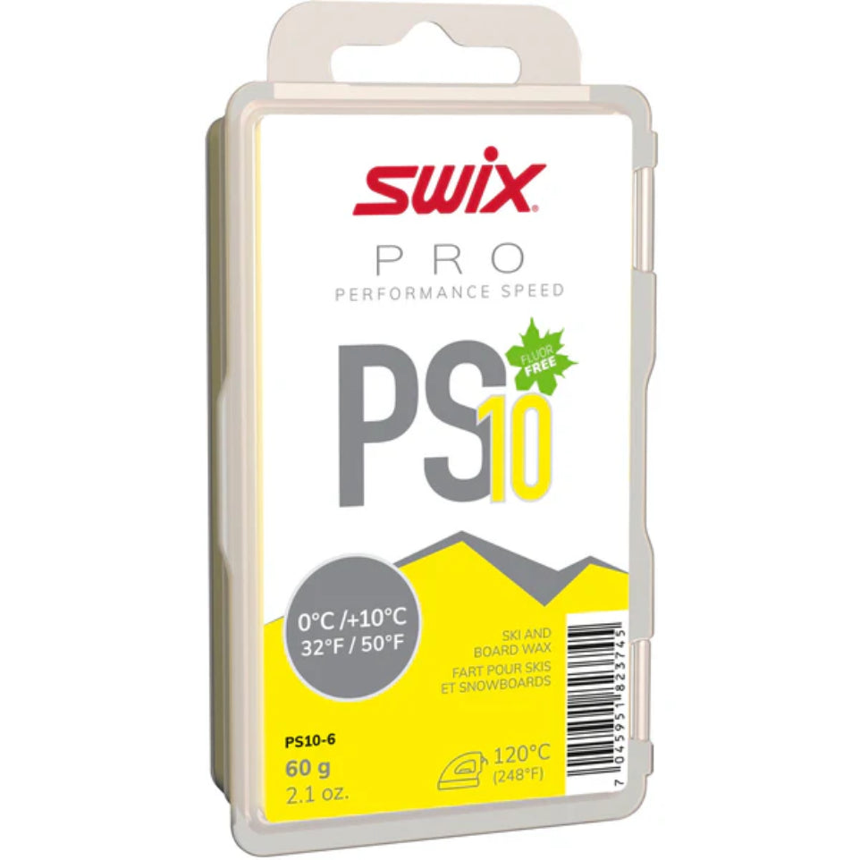 The Swix PS-10 Flouro Free Glidewax 60g