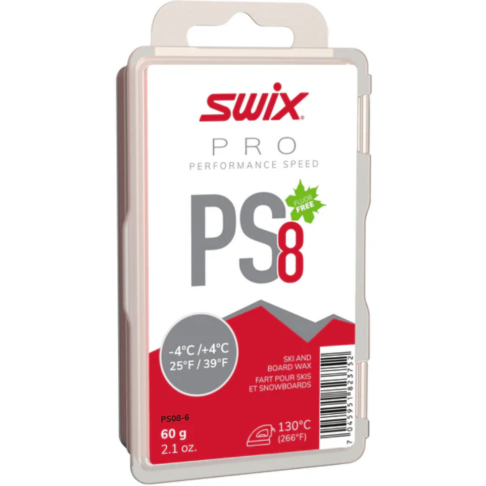 The Swix PS-8 Flouro Free Glidewax 60g