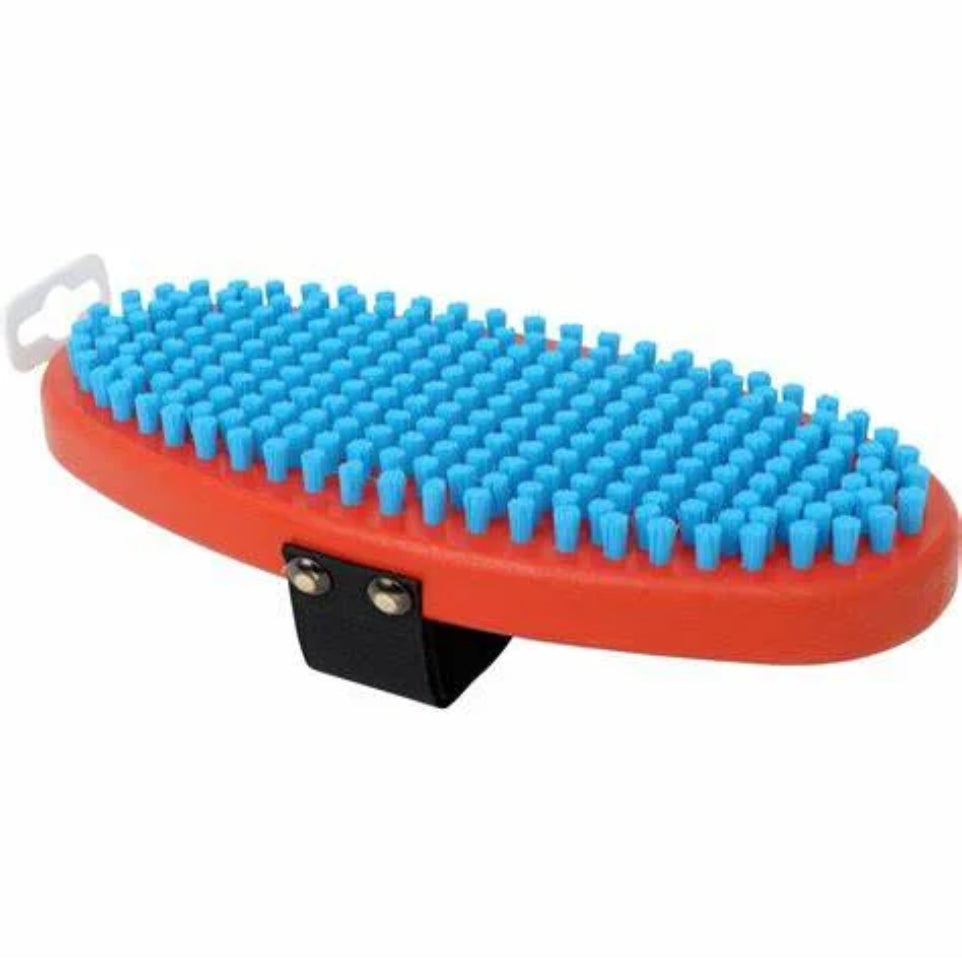 The Swix T-160O Oval Blue Nylon Polish Brush