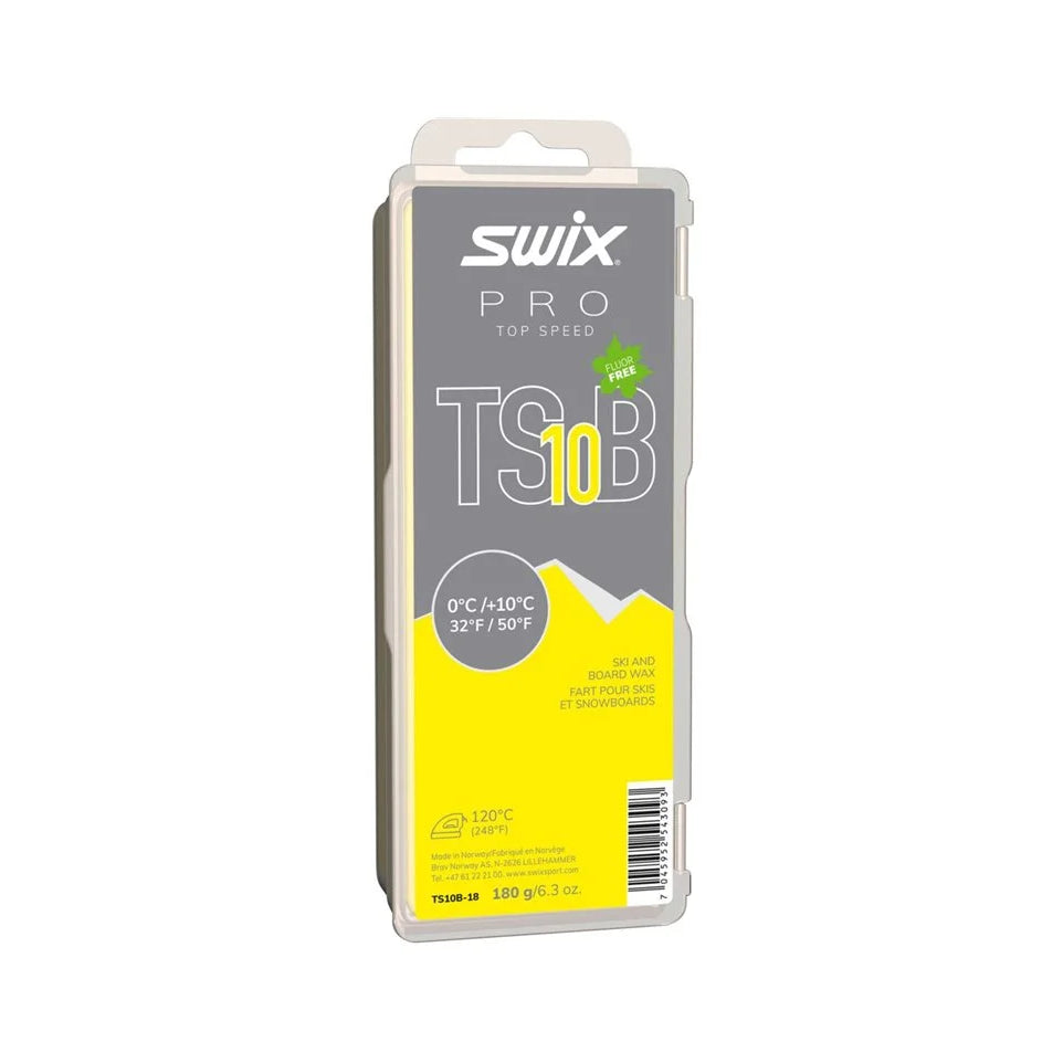 The Swix TSB-10 Black Flouro Free Glidewax 180g