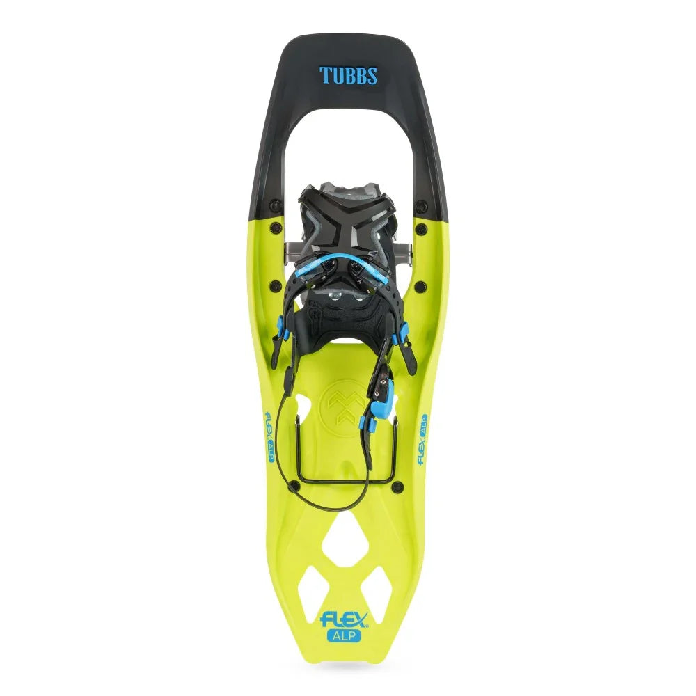 The Tubbs Flex Alp Snowshoe 2023 in Lime Green 1