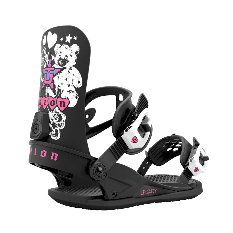 The Union Legacy Women's Snowboard Binding in Jib Gurl