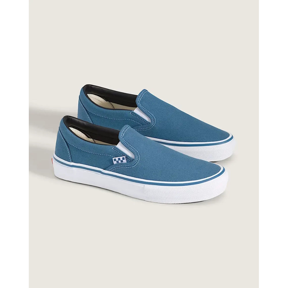 The Vans Classic Slip On Skate Shoe 2022 in Navy
