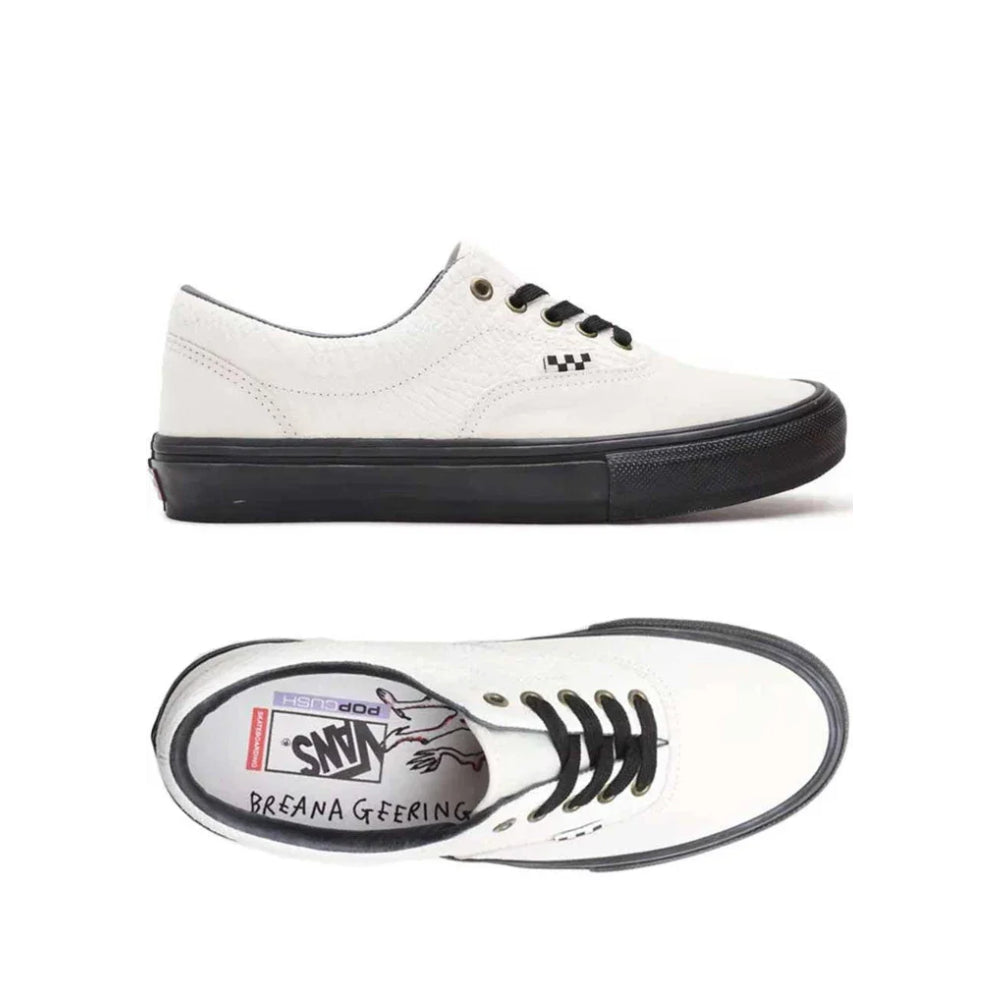 The Vans Era Breana Geering Skate Shoes 2021 in Marshmallow