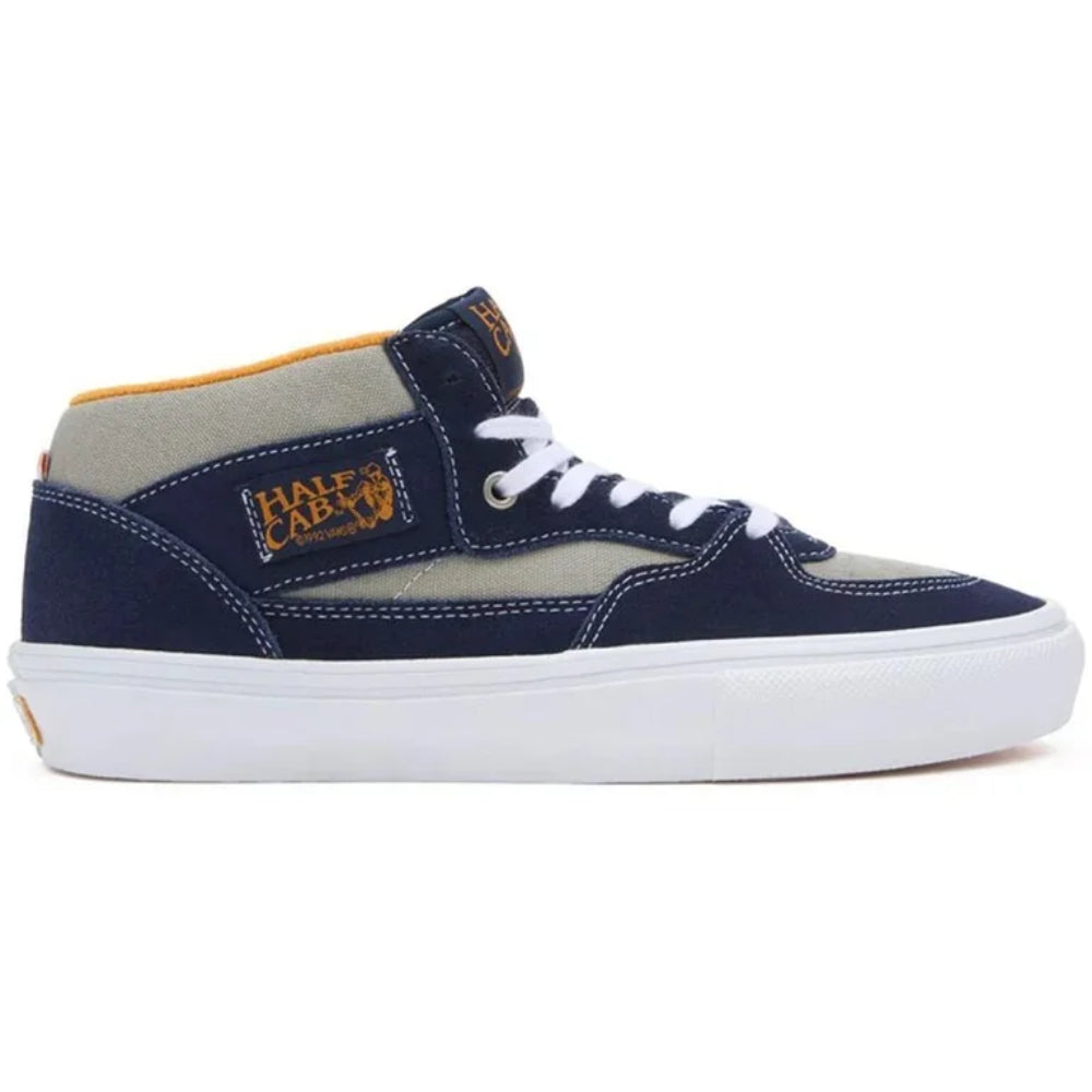 The Vans Half Cab Skate Shoes 2024 in Smoke Navy