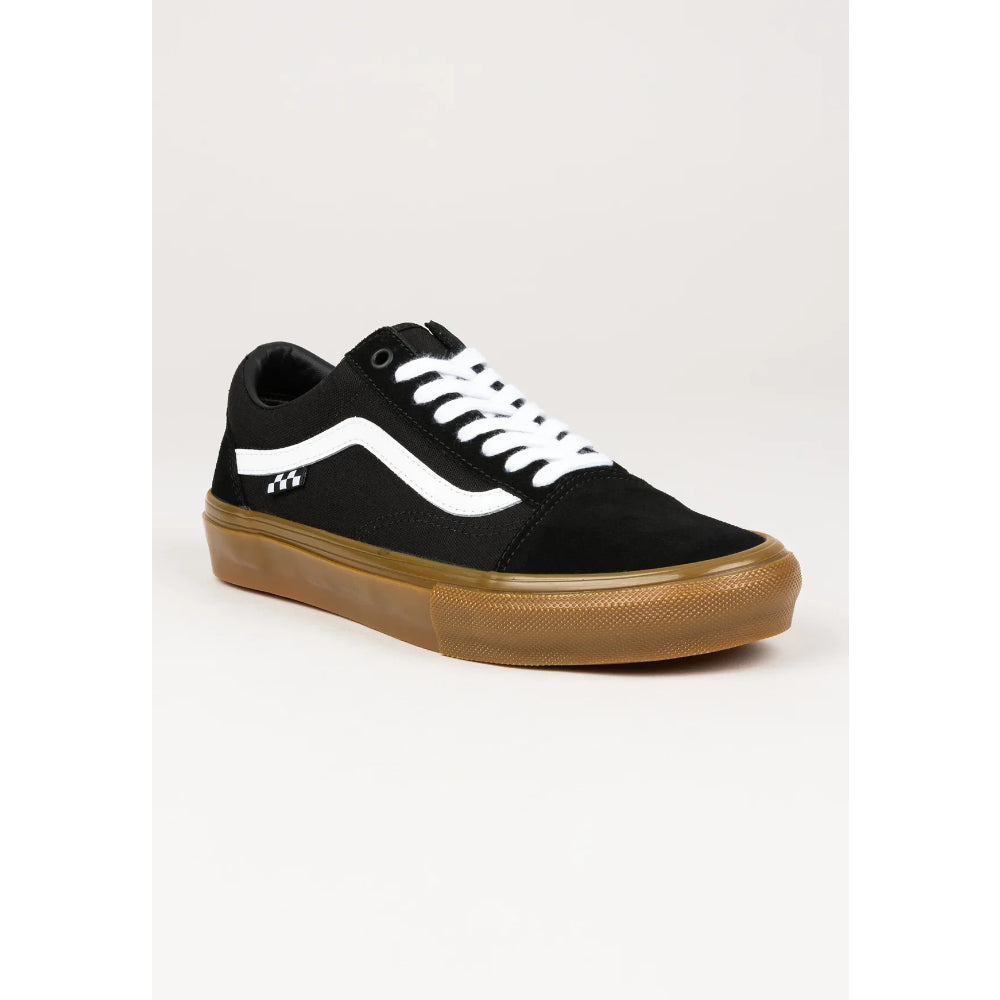 The Vans Old Skool Skate Shoes 2023 in Black Gum
