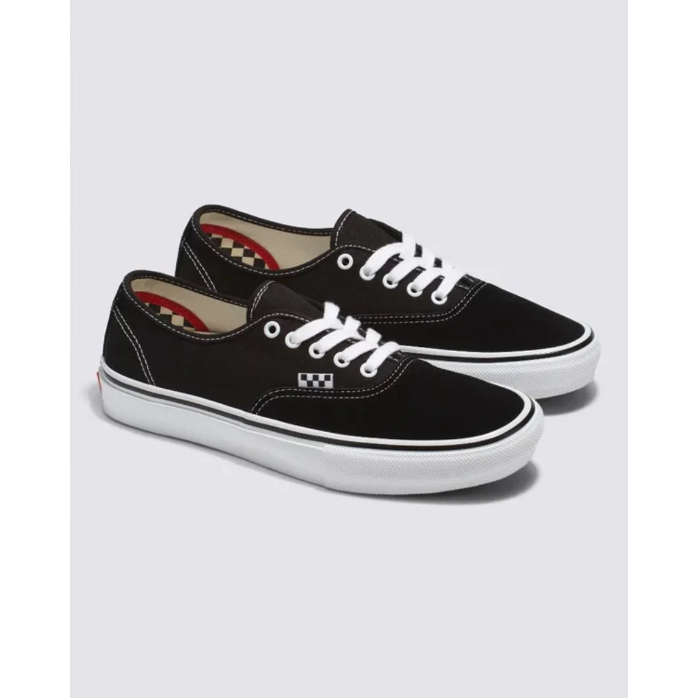 The Vans Skate Authentic Shoes 2023 in Black White